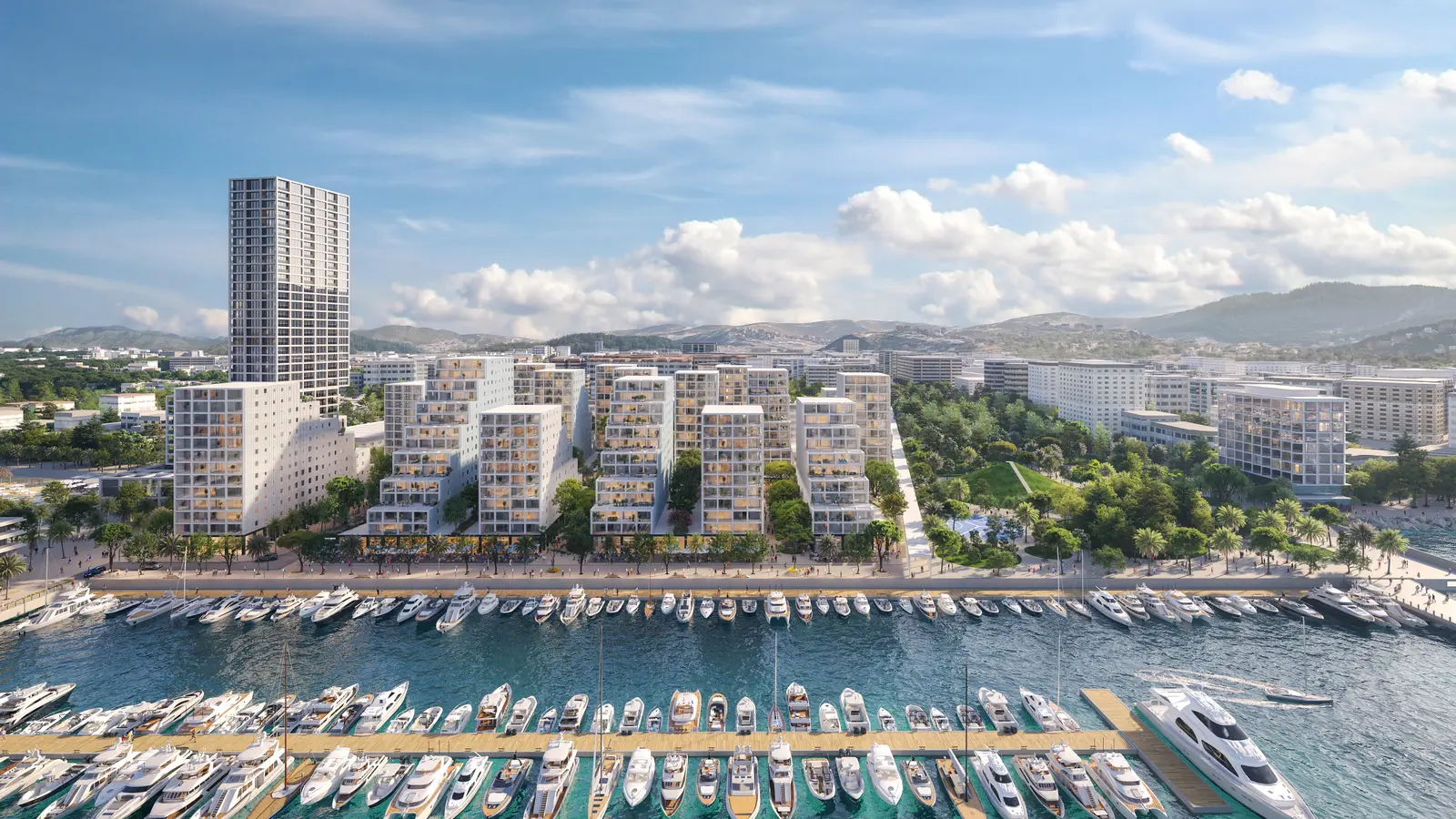Apartmány Vlora Marina s výhledem na největší marinu v Albánii
