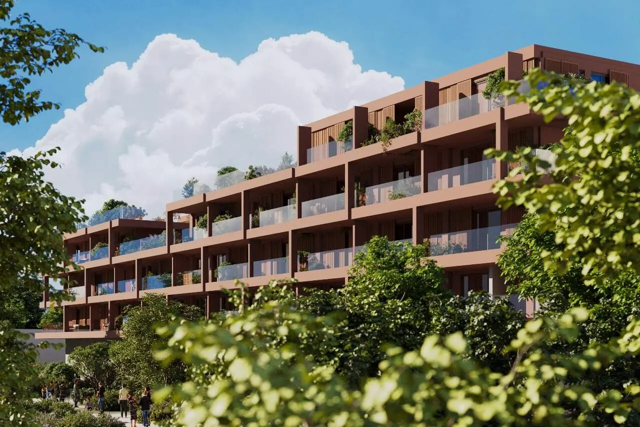Rezidenční komplex Sun Sea Residence s bazénem v Golemu